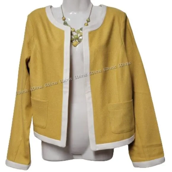 Yellow Short Jacket Blazer - Picture 4 of 9